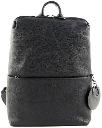 Mandarina Duck Mellow Leather Backpack/SCHWARZ