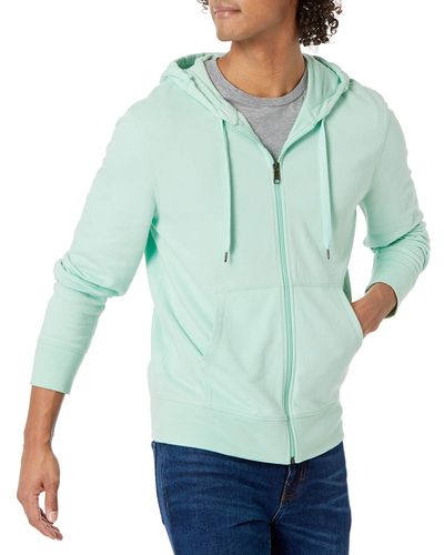 Amazon Essentials Lichtgewicht Sweatshirt Met Capuchon Van Franse Badstof Met Volledige Ritssluiting - Meerkleurig