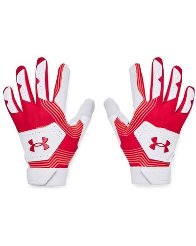 Under Armour Clean Up 21 Batting Gloves - Red