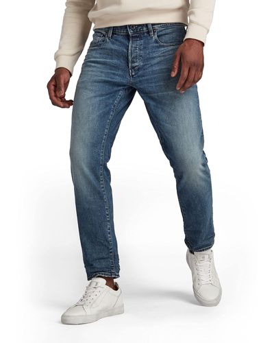 G-Star RAW 3301 Straight Tapered Jeans - Azul