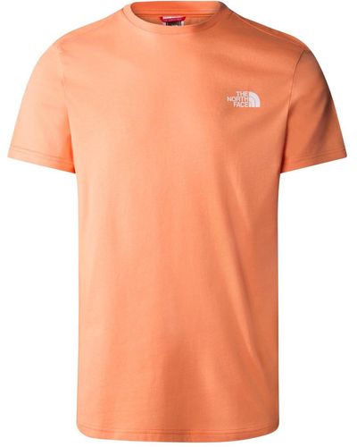The North Face Eu T-Shirt - NF0A2TX5 Lachs - Orange