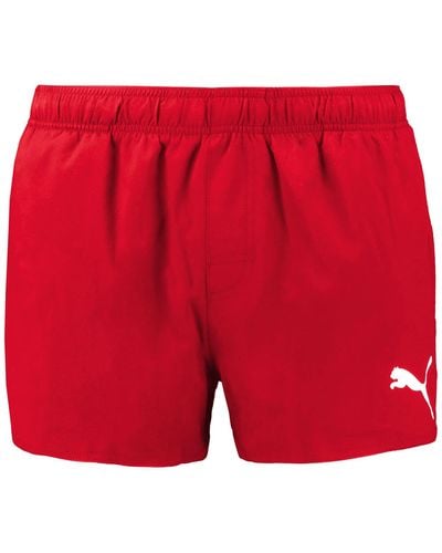 PUMA 701224140 Swimming Shorts M - Red