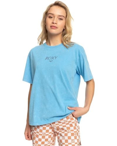 Roxy Oversized Boyfriend T-Shirt for - T-Shirt Coupe Boyfriend Oversize - - L - Bleu