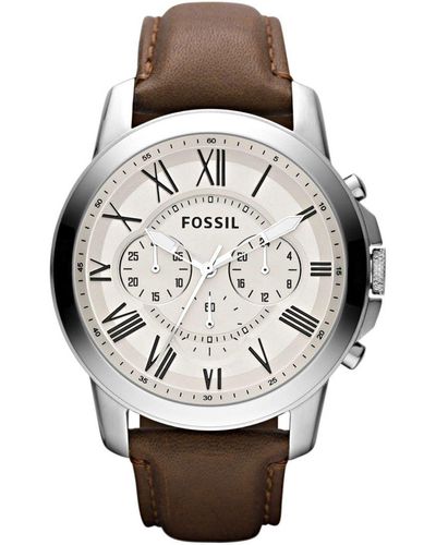 Fossil GRANT FS4735 Cronografo uomo Miglior design - Metallizzato
