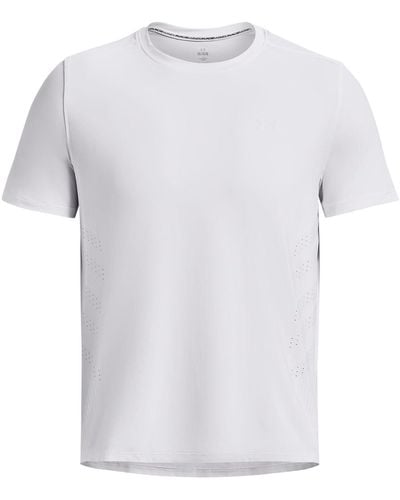 Under Armour S Iso Chill Laser Heat Short Sleeve T-shirt White/reflect S