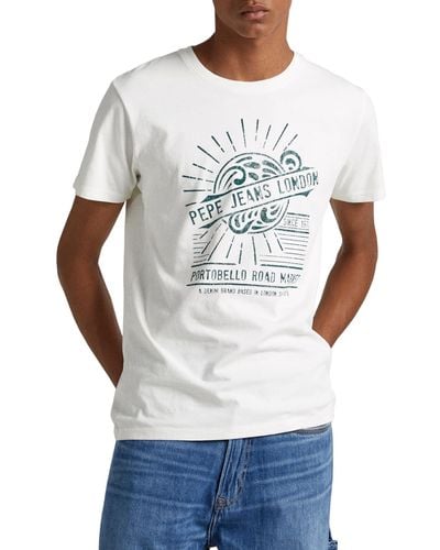 Pepe Jeans Dorian tee T-Shirt - Blanco