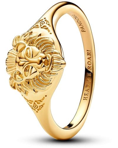 PANDORA Game Of Thrones Lannister Lion Ring - Metallic