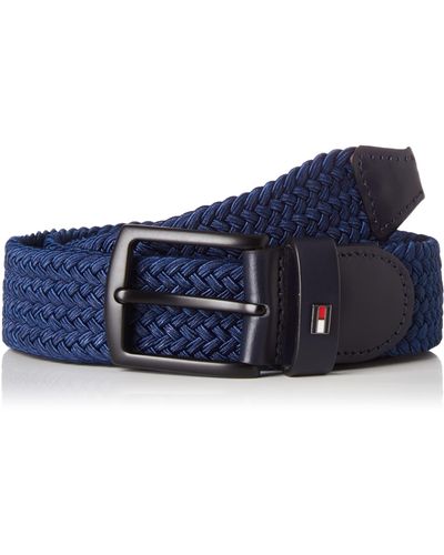 Tommy Hilfiger Denton Elastic 3.5 Belt - Blue