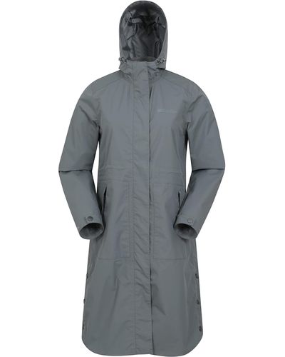 Mountain Warehouse Breathable & Stylish Ladies Coat With Adjustable Hood - Best For - Grey