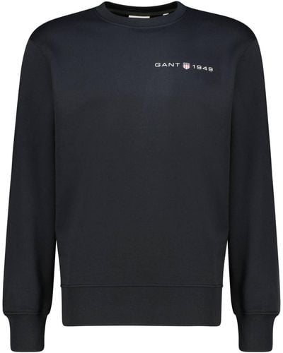 GANT Sweatshirt PRINTED GRAPHIC C-NECK SWEAT (1-tlg) - Blau