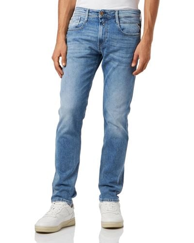 Replay Jeans Anbass Slim-Fit mit Comfort Denim - Blau