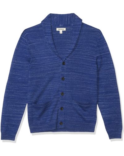 Goodthreads Cardigan Estivo in Morbido Cotone Uomo - Blu