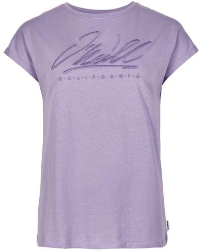 O'neill Sportswear Signature T-shirt - Purple
