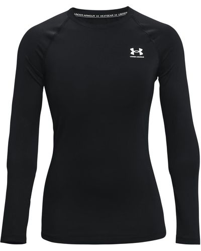 Under Armour Heatgear Compression Long Sleeve Shirt Sweatshirt - Black