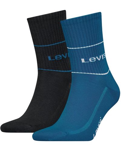 Levi's Calcetines cortos deportivos unisex Ocean Depths - Azul