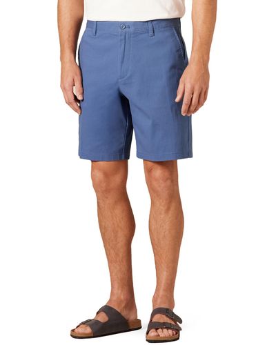 Amazon Essentials Classic-fit 9" Comfort Stretch Chino Shorts - Blue
