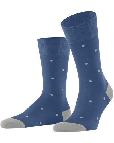 FALKE Dot M So Cotton Patterned 1 Pair Socks - Blue