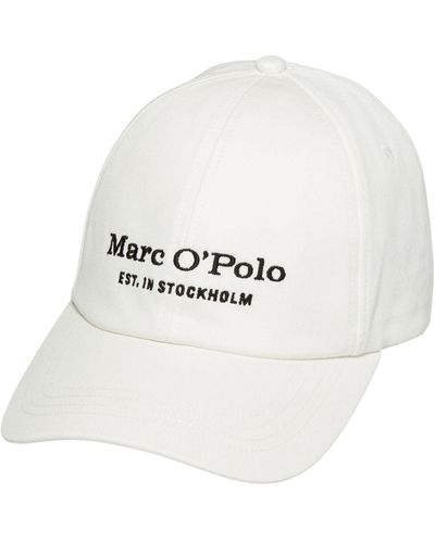 Marc O' Polo Cap White Cotton - Weiß