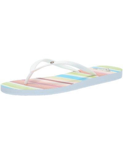 Roxy Bermuda Flip Flop Sandal - White