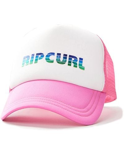 Rip Curl Cap FOIL Pump Trucker HAT - Pink