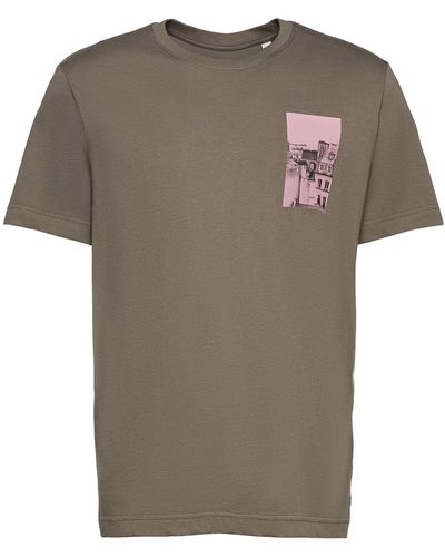 Esprit 073ee2k322 T-Shirt - Marrone