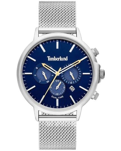 Timberland Analoog Kwarts Horloge Met Roestvrij Stalen Armband Tbl15638js.03mm - Blauw