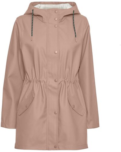 Vero Moda Tall Coated Jacket Noos Tall in Natural Lyst UK