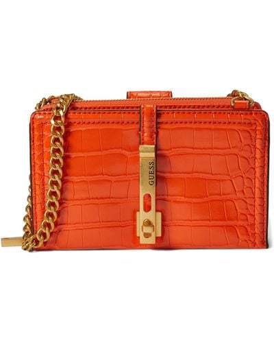 Guess James Mini Girlfriend Crossbody - Orange