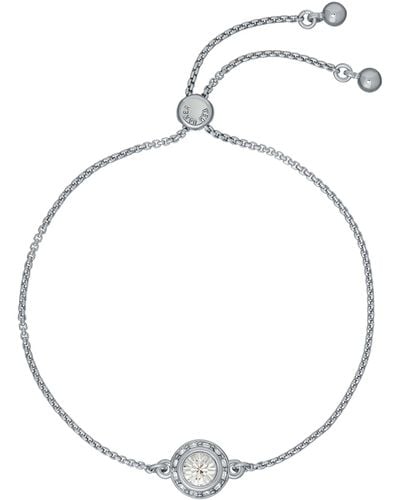 Ted Baker Soleta Solitaire Sparkle Crystal Adjustable Bracelet For - White