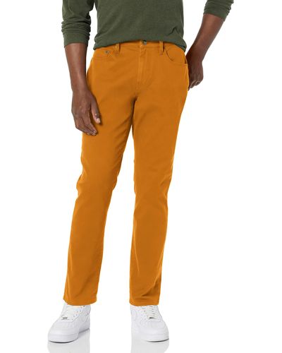 Amazon Essentials Athletic-fit 5-pocket Stretch Twill Trouser - Orange