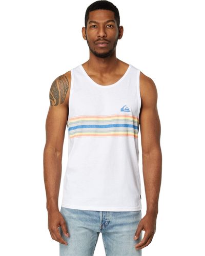 Quiksilver Streamline Tank Tee Shirt - White