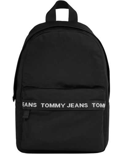 Tommy Hilfiger Essential kuppelförmiger Rucksack - Schwarz