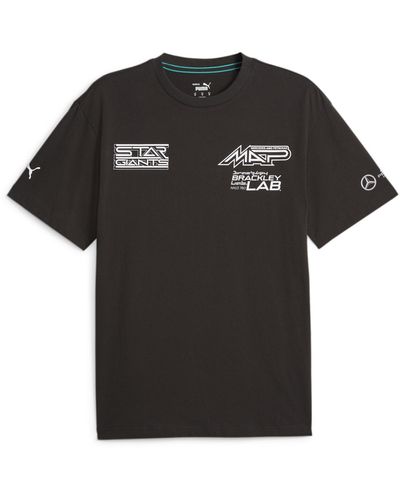 T-shirt à motif de voiture ESS Mercedes-AMG Petronas Motorsport Homme