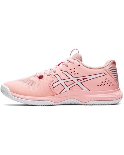 Asics Gel Tactic Multi Court S Trainers Tennis Shoes Rose/white 11 - Pink