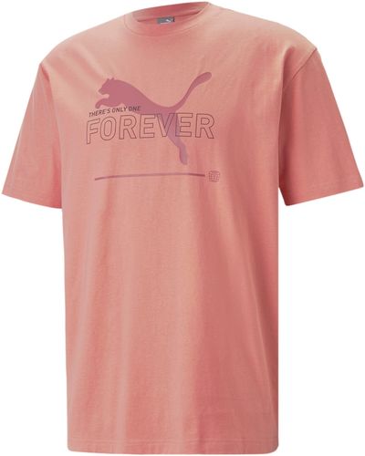 PUMA Essentials Better Relaxed Graphic Tee - Pink