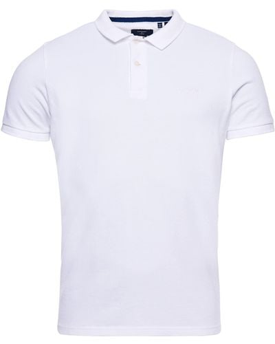 Superdry Classic Pique Polo Shirt - White