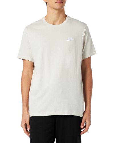 Nike M NSW Club Tee T-Shirt - Blanc