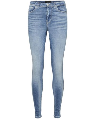 Vero Moda Vmsophia Hr Skinny Jeans Ri351 Ga Noos - Blue