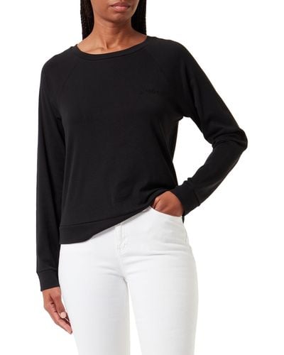 Calvin Klein L/s Hoodie Sweatshirt - Zwart