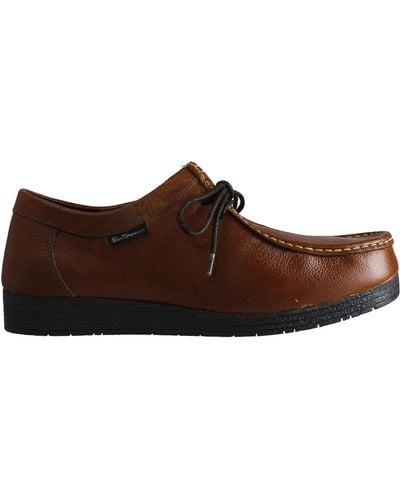 Ben Sherman Quad Lace-up Brown Smooth Leather S Shoes Ben3004_744