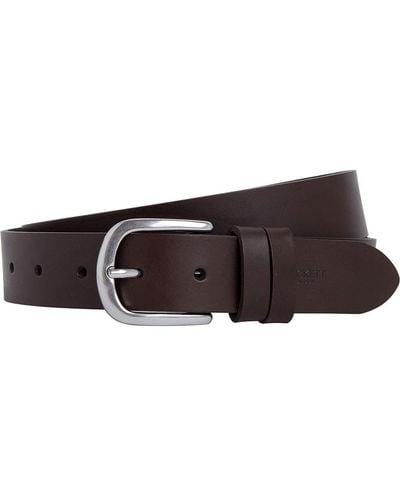 Hackett Full Leather Tac Belt - Brown