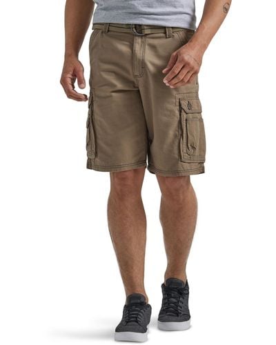 Lee Jeans Mens Dungarees New Belted Wyoming Cargo Shorts - Multicolor