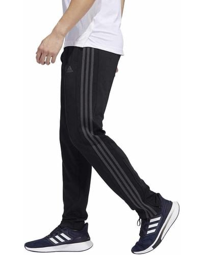 adidas S Midweight Essential Tricot Zip Track Trousers - Black