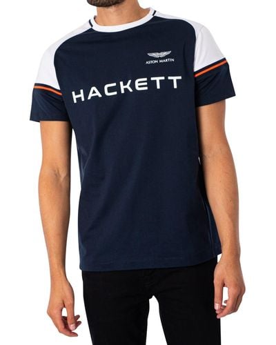 Hackett AMR Tour Tee T-Shirt - Blau