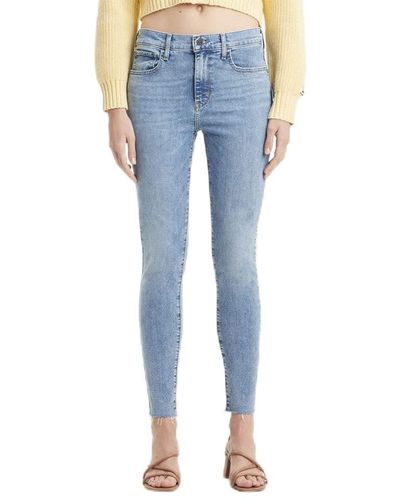 Levi's 720tm High Rise Super Skinny Jeans Vrouwen - Blauw