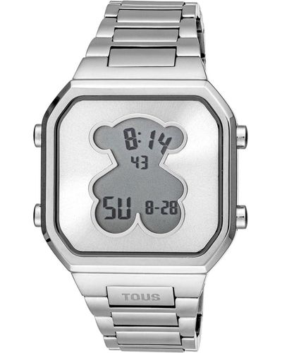 Tous D-Bear Nw SS-Orologio Digitale da Donna 3000134500 - Grigio