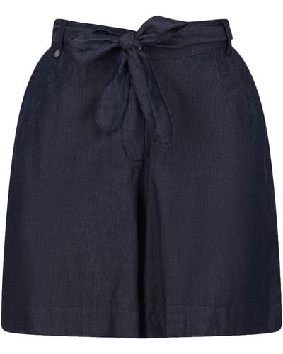 Regatta Sabela Paper Bag Waist Shorts - Blue