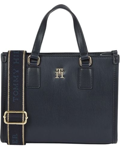 Tommy Hilfiger Th Monotype Mini Tote Crossovers - Zwart