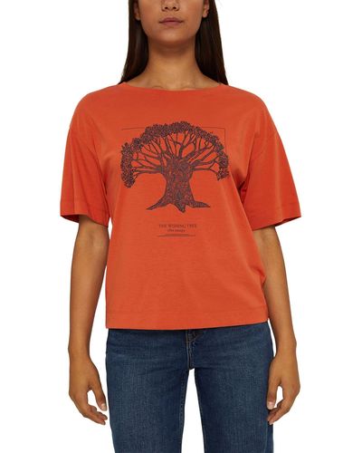 Esprit 101cc1k310 Camiseta - Naranja