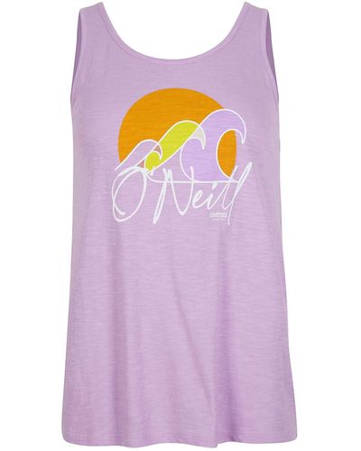O'neill Sportswear Luana Graphic Tank Top T-shirt - Purple